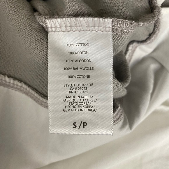 Anthropologie Eri + Ali NWT Taupe Long Sleeve Cotton Blouse Size Small. - Picture 9 of 11